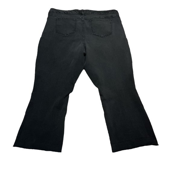 TORRID Black Denim Jeans Size 20T Barely Boot ***Serged Hem Altered Length - Picture 3 of 15